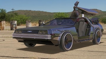 DeLorean VFX Test