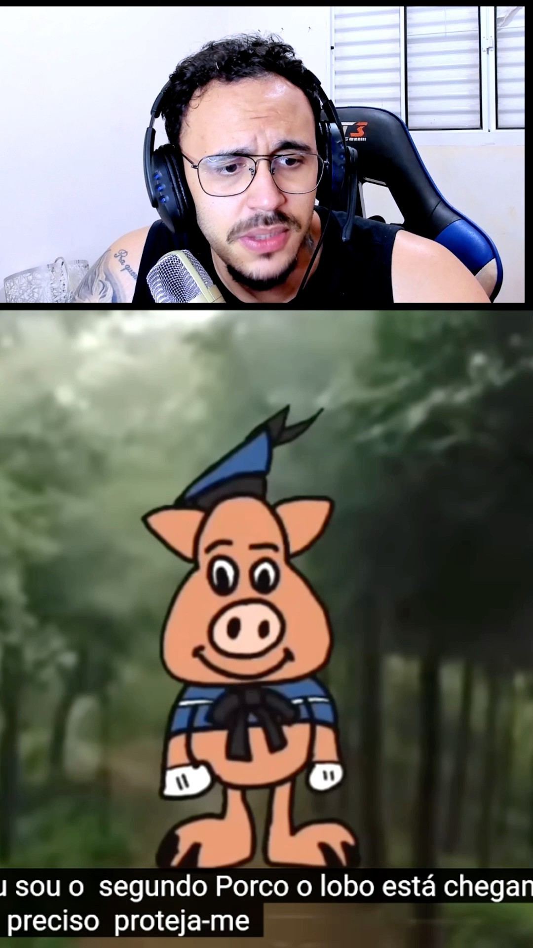 Os três porquinhos, mas.. ASSUSTADOR!