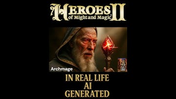 Heroes of Might and Magic 2 IRL - Wizard Units | AI Generated