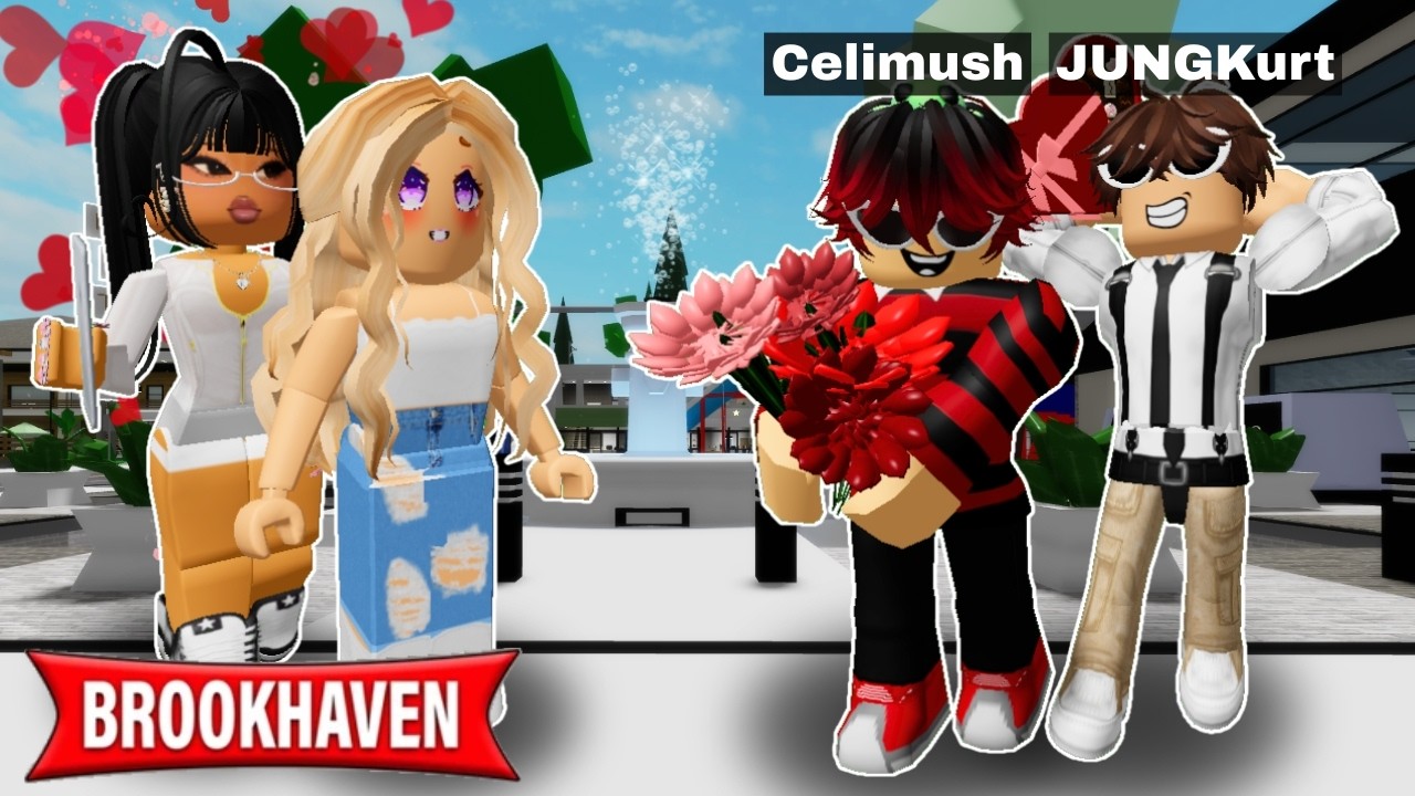 Naghanap kami ni @JUNGKURT ng DATE sa VALENTINES | Roblox Brookhaven RP