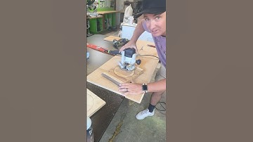 Route a radius for custom inlays making these easy acrylic jigs. #woodworking #diy