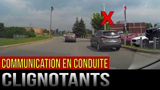 Communication en conduite - Clignotants