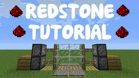 Cách làm cửa tự động trong minecraft pe