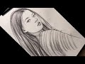 Quick Portrait Sketch How to Draw a Portrait of Girl Using Reference