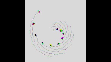 Wobbling line. openframeworks