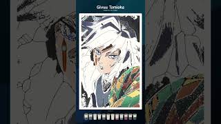 Giyuu Tomioka - Kimetsu no Yaiba Coloring Page #Shorts