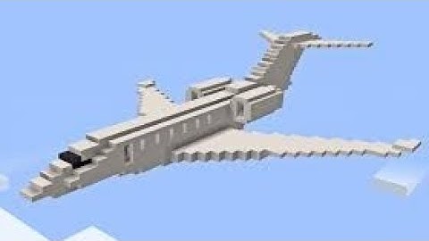 minecraft Private Jet Tutorial ( Airport build )
