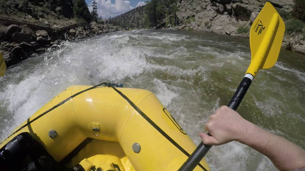 White water rafting down the Arkansas River. YouTube