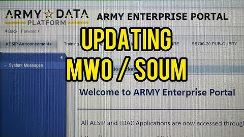 Updating MWO & SOUM on | Aesip 2024