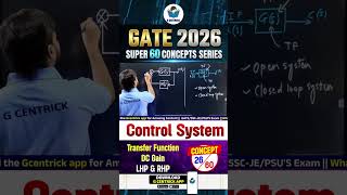 26/60 | Transfer Function, DC Gain, LHP & RHP | Control System | GATE 2026 | SK Sir | Gcentrick