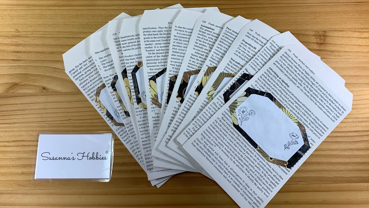 ✂簡単DIY✂ ✉定形封筒を作っちゃえ！ 🛍手作り紙袋・紙平袋  