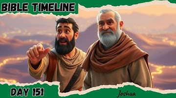 Joshua: The Land Conquered – God Fulfills His Promises 🗺️🔥 | Bible Timeline in 60 Seconds – Day 151