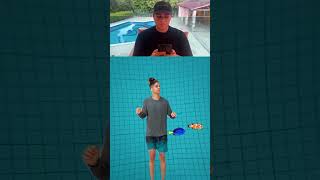 A piscina não era rasa?... 😂