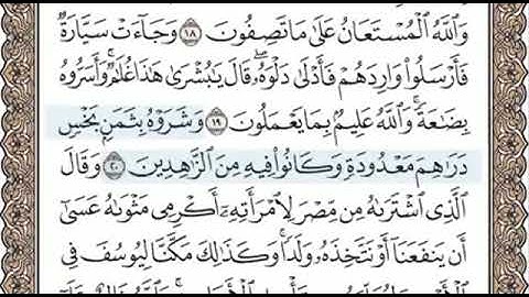 سورة يوسف الصفحة 237 الشيخ محمد صديق المنشاوي