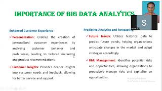 Importance of Big data analytics