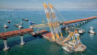 How The World’s Longest Sea Crossing Bridges Are Built By Genius Engineers