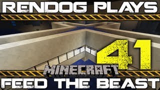 [S1E41] Let's Play Minecraft FTB - Mob Trap Water Channels!