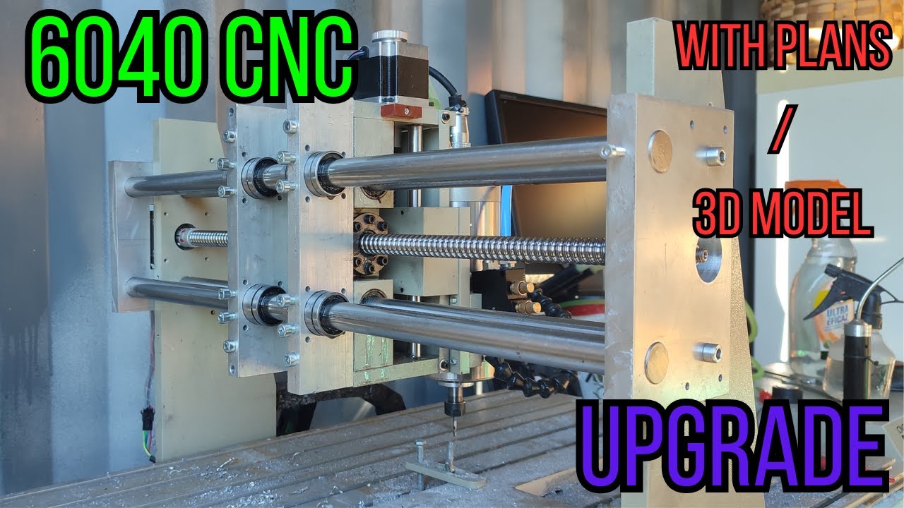 6040 CNC Router Rigidity Upgrade - YouTube