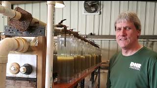 Jeff Malwitz discusses his job at Cikana State Fish Hatchery