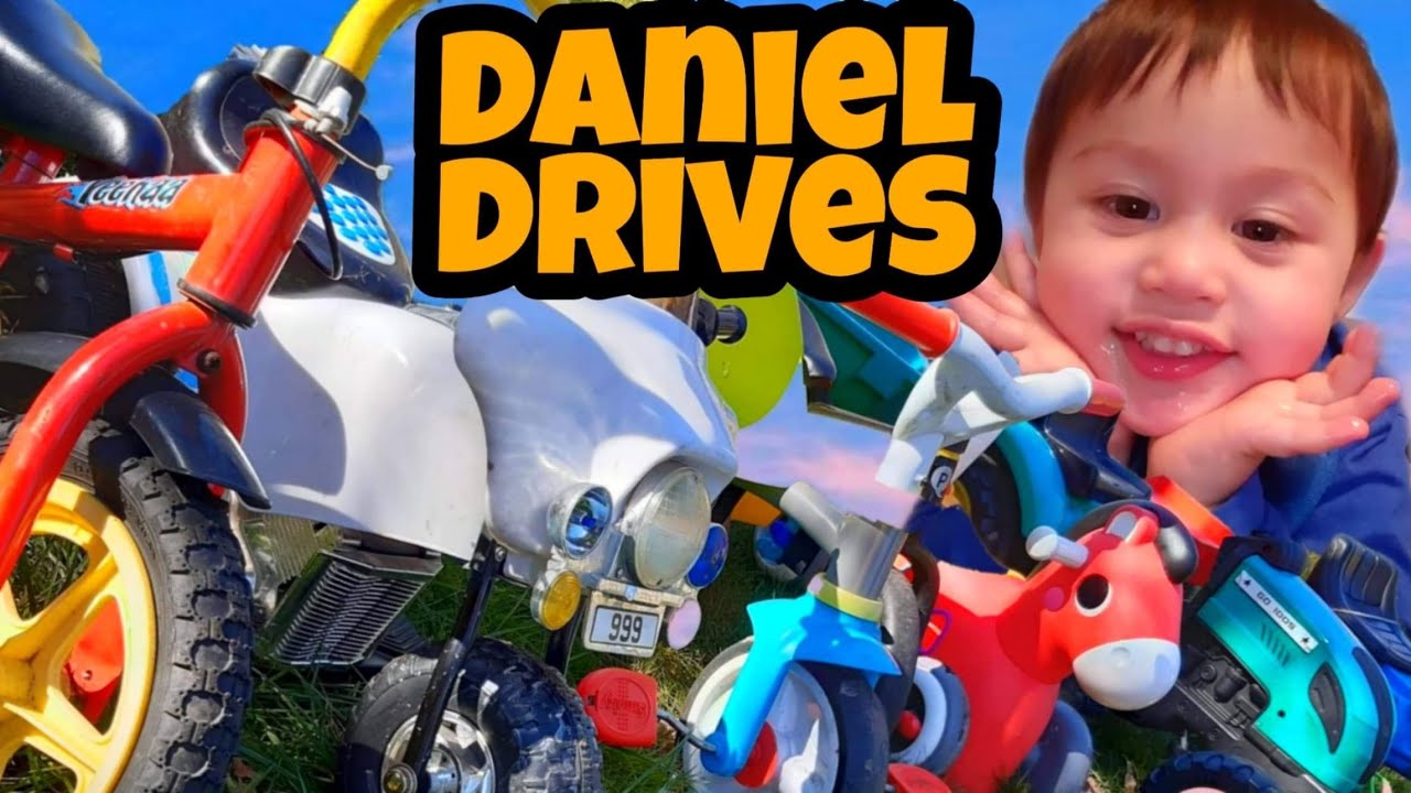 🍀Daniel drives Vehicles for kids Daniel TV YouTube