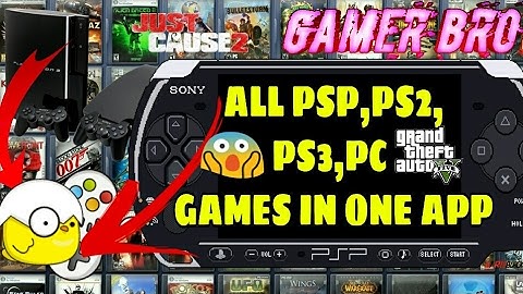 😎🎮All PSP,PS2,💻PC,PS,📲ANDROID,FC GAMES IN ONE APP🔥by gamer bro