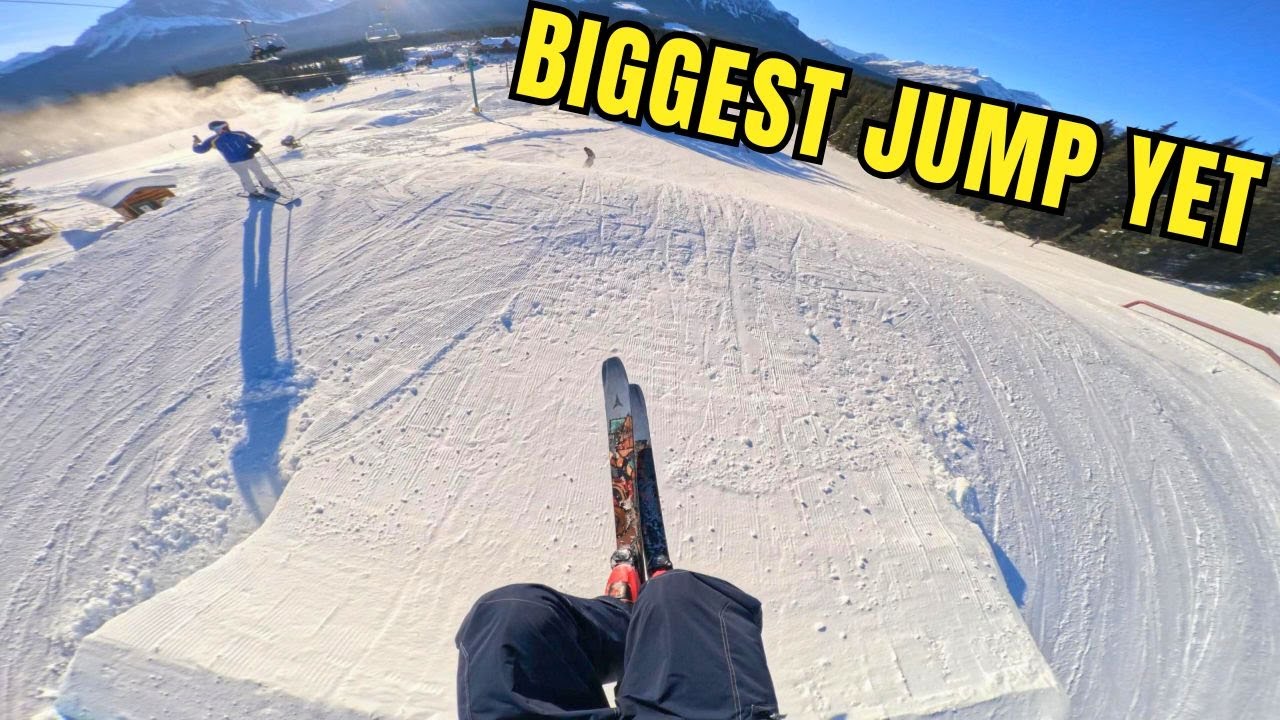 Вид от первого лица: ЭПИЧНЫЙ ДЕНЬ!! Исследуем новый сноупарк на озере Луиз 🔥