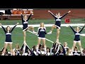 Staples Wreckers Cheer Team Performs at Football Halftime vs New Britain - September 21, 2019