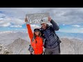 Hiking mt whitney in 2 days  portal to trail camp to summit in 4k