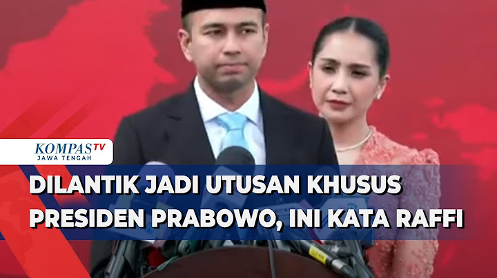 Dilantik  Jadi Utusan Khusus Presiden Prabowo, Ini Kata Raffi