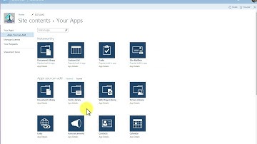 Video 7 Microsoft SharePoint Document Libraries