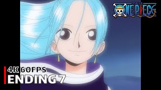 One Piece - Ending 7 【GLORY -Kimi ga iru Kara-】 4K 60FPS Creditless | CC