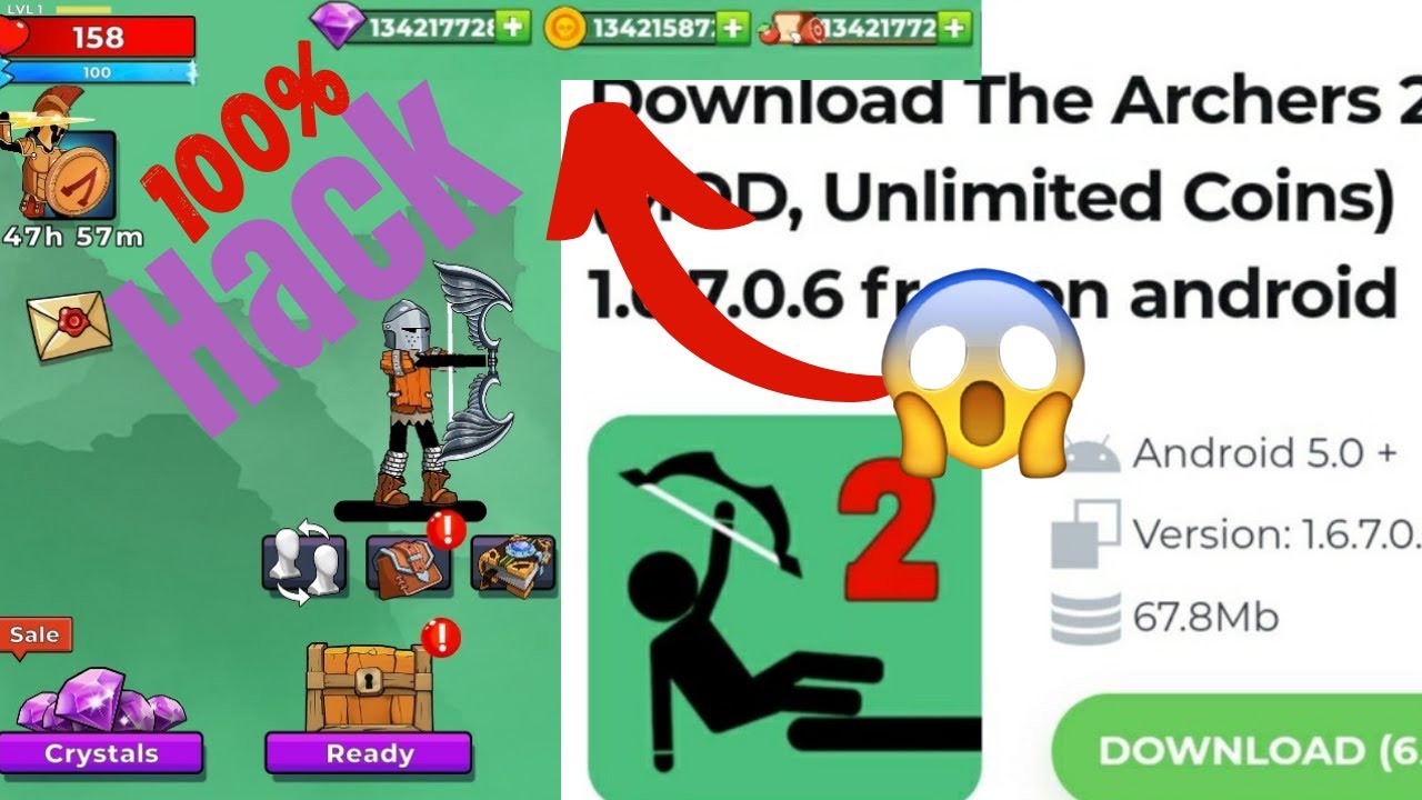 How to download ][ the archers 2 all weapons unlocked