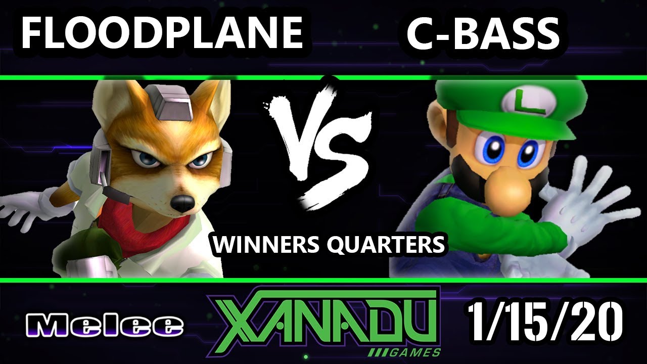 S@X 337 SSBM - Floodplane (Fox) Vs. C-bass (Luigi) Smash Melee Winners Quarters
