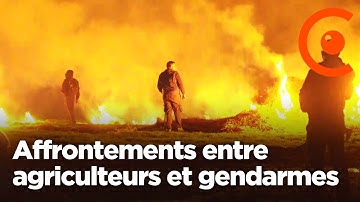 DIRECT - Tensions entre Agriculteurs et CRS dans l