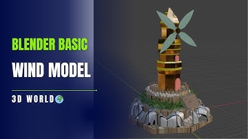 Blender Basics: Wind House Part 1 | 3D Model Beginner Tutorial | Blender 4.3.2