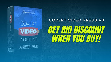 🔥🔥 Covert Video Press V3 Step by Step Demo With Big Discount 🔥🔥 Covert Video Press V3 Review
