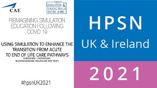 Using simulation to enhance the transition from Acute to End of Life care pathways