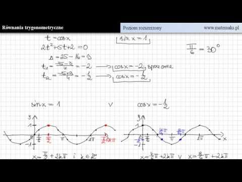 Wideo: Jak Rozwiązywać Równania Trygonometryczne