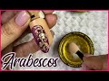 3 ARABESCOS fáciles en uñas - arabescos en uñas paso a paso - arabesque nail art