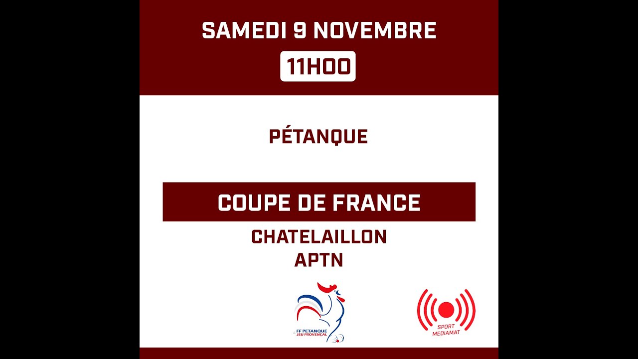 Miniature : PETANQUE - COUPE DE FRANCE - CHATELAILLON / APTN - TETE A TETE
