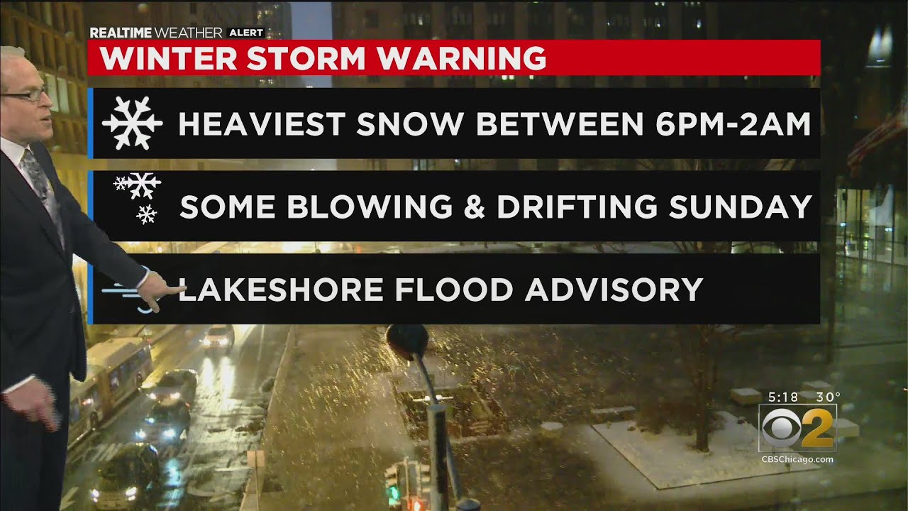 Chicago Weather: Winter Storm Warning In Place Across Chicago Area ...