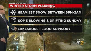 Chicago Weather: Winter Storm Warning In Place Across Chicago Area