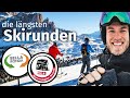 Endloses Skifahren: Die 7 längsten Skirunden der Alpen