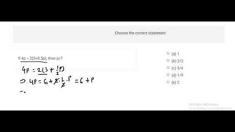 GRE Math/Quant Algebra Tutorial p=?