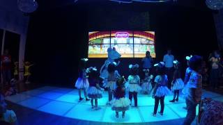Kendra & Winter at Angelina Ballerina's dance class. (Hello Kitty Town, Johor Malaysia)