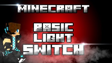 Minecraft Redstone Tutorials: How to make an Basic Light Switch 1.5/1.5.1