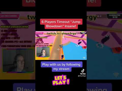 6 Players Timeout "Jump Blowdown" INSANE ► Fall Guys #shorts