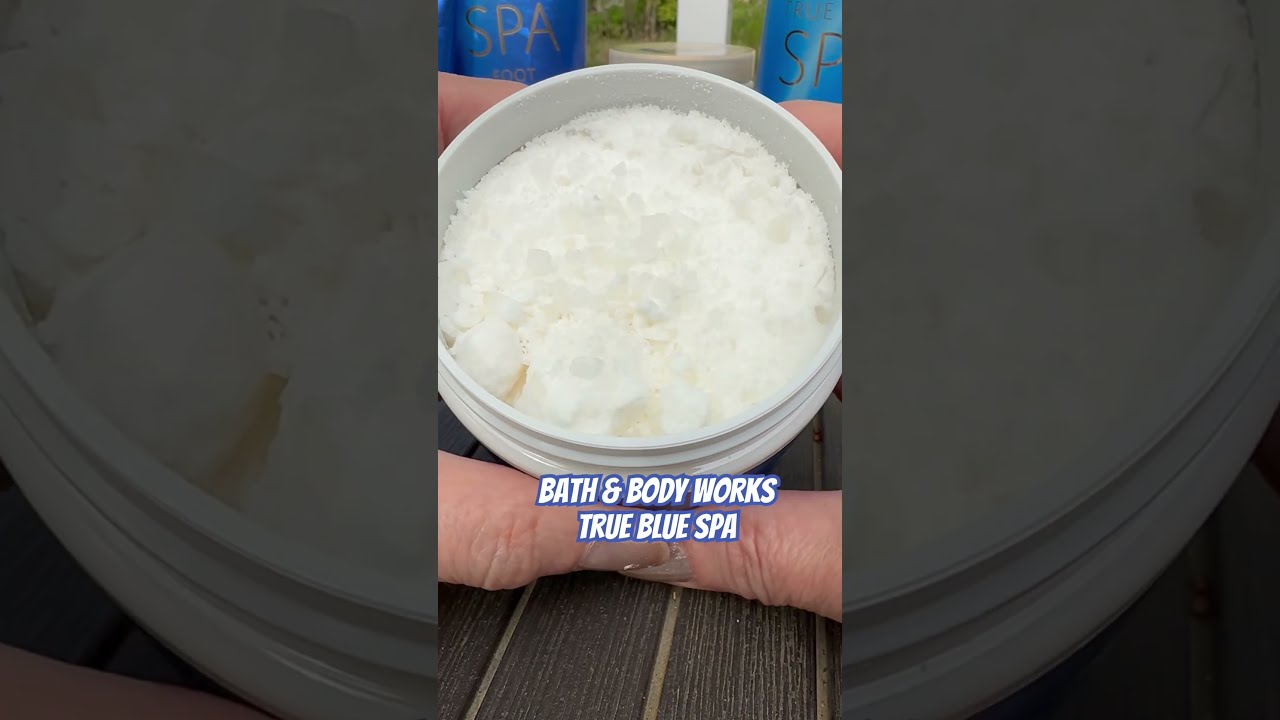 Bath Body Works True Blue Spa Effervescent Foot Soak Bathandbodyworks Footspa