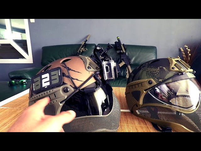 Casque Intégral Airsoft Complet 