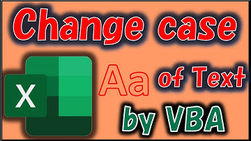 VBA Code for Change CASE of text in Excel | Change Case of Font in Excel by VBA | MS Excel in Hindi